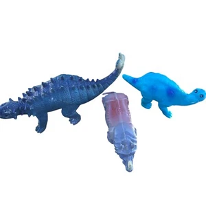 Greenbrier Dinosaurier Spielzeug Ankylosaurus Brontosaurus Nashorn Figuren Kinder - Bild 1 von 7