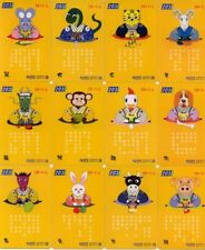 Horoscope Zodiaque Chine Fleur 12 cartes téléphoniques d'occasion 29