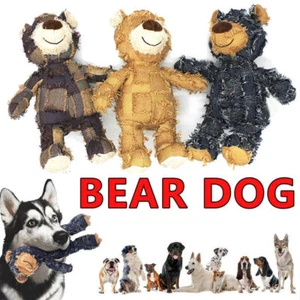 Extreme Bear Dog Toy Indestructible Robust Companion Chewers Chew Toy Training - Picture 1 of 17