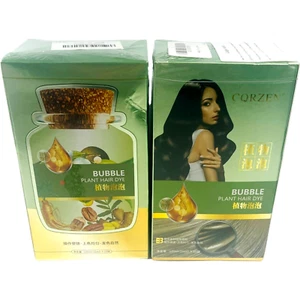 Natural Plant Hair Dye Bubble New Botanical Based Color Bubble Dye - LOT of 2 - Picture 1 of 7