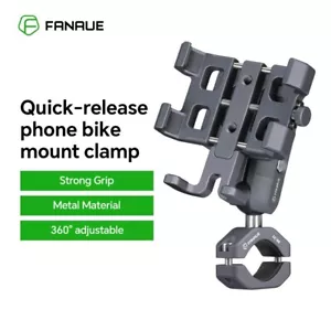 Aluminum Alloy Motorcycle Handlebar Phone Holder for Stable Riding Navigation - Picture 1 of 8