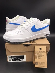 Nike Air Force 1 LV8 GS White Blue Mint AF1 DR3098-100 Size 5.5Y = Women Size 7 - Picture 1 of 11