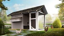 Chicken Coop with Lean-to Kennel, Four in One Combo Project Plans (Instructions)