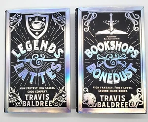 Travis Baldree Legends & Lattes Bookshops & Bonedust Hardcover Signed Fairyloot - Bild 1 von 13