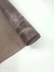 Cofee Quartz Crazy Horse Vintage Pull Up Rustic Thick Leather (2.0/2.2 mm) - Picture 1 of 4
