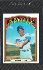 1972 TOPPS BASEBALL #10 AMOS OTIS KANSAS CITY ROYALS EX/MT