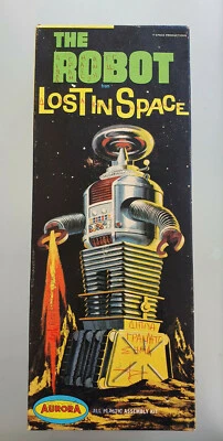 The ROBOT LOST IN SPACE 极光 1968 年原装仅盒套件 418-100 号 — 第 1/4 张图片