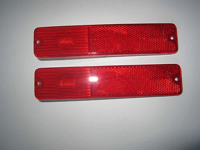 Compatível com Jeep 2 luz indicadora lateral traseira CJ5 CJ7 1972-1980 2 luzes vermelhas - Imagem 1 de 4