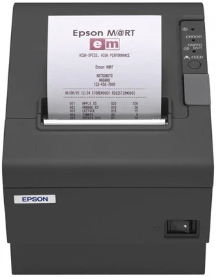 EPSON TM-T88IV POS RS-232 Seriell Thermo Bondrucker + Netzt. M129H Schwarz - Bild 1 von 2