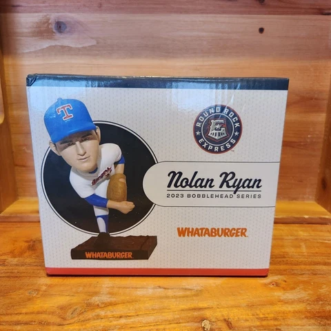 Nolan Ryan Texas Rangers SGA Bobblehead 4-of-4 Round Rock Express LE 1 of 1500 Cover