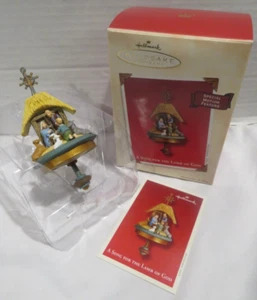 Hallmark Keepsake Christmas Ornament 2002 A Song For The Lamb Of God Moves - Picture 1 of 7