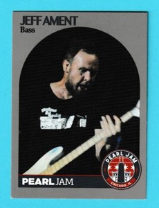2018 Pearl Jam Chicago Trading Card Hoops Jeff Ament Mouth Open