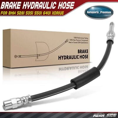 2 件后制动液压软管适用于宝马 528i 535i 550i 640i xDrive ActiveHybrid 5 — 第 1/4 张图片
