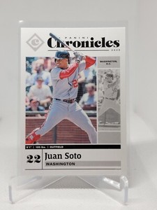 Juan Soto 2020 Panini Chronicles Baseball #4 Base | Washington Nationals B9C