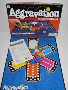 AGGRAVATION CLASSIC MARBLE RACE GAME ~ UNPLAYED - SAME DAY SHIPPING ~ - Picture 1 of 4