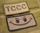 US ARMY BATTLEFIELD MEDIC TACTICAL COMBAT CASUALTY CARE velkrö 2-PATCH SET: TCCC