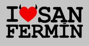 Vinilo de corte pegatina SAN FERMIN (varios modelos, colores y medidas) - Imagen 1 de 18