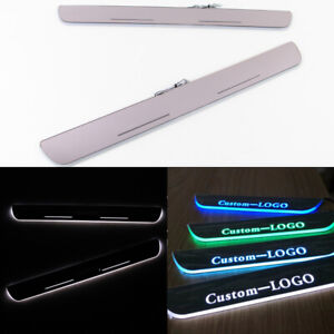 Customized LED Moving Courtesy Light Door Sill Scuff Plate For Chevrolet Impala