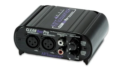 CLEANBoxPro Audio Level Converter XLR RCA Mini Jack Studio DJ Recording Equip... - Image 1 of 4