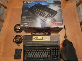 Sony MSX2+ HB-F1XDJ Boxed Spare FDD, Dust cover, MSX Pico, Controller, SCART RCA