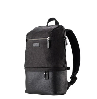Nueva Mochila Tenba Cooper Slim DSLR Lujo Lona Cordura Cuero Acentos Gris Foto 1 de 4