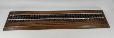 O Gauge Model Railroad Track Wood Display Good Condition - Image 1 of 4
