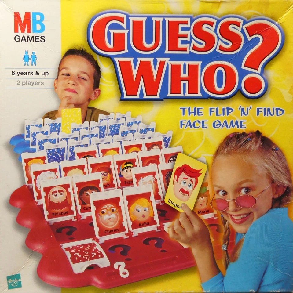 Vintage Guess Who? Board Game Original Guessing Game by MB 2001 (6+) - Complete - Image 1 of 4