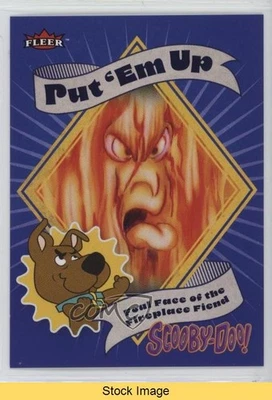 2024 Fleer Scooby Doo Put 'em Up! Stickers Foul Face of the Fireplace Fiend READ - Image 1 of 3