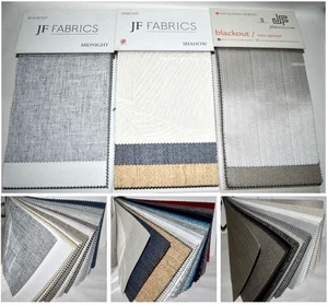 Lot of 3 FABRIC SAMPLE BOOKS Drapery MIDNIGHT — SHADOW — WINNING WINDOW 74pcs - Picture 1 of 22