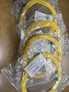 Single mode Fiber Jumper, OFNR, YW, 2.0, LC/LC, 30’ - Picture 1 of 2