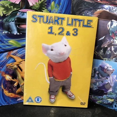 Stuart Little 1, 2 & 3 SEALED Collection Triple Boxset DVD (2007) Rated U  - Image 1 of 3