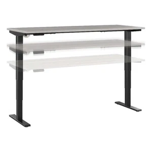 Pemberly Row 72W x 30D Height Adjustable Standing Desk - Engineered Wood - Picture 1 of 12