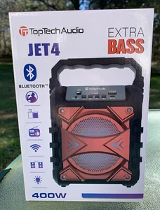 Portable Wireless Bluetooth Extra Bass 500 Watts FM Radio Speaker - Jet4 - Picture 1 of 3