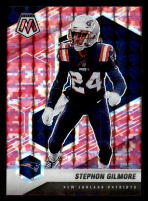 2021 Panini Mosaic Mosaic Camo Pink #140 Stephon Gilmore - Image 1 of 2