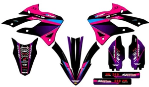 2022-2023 KX 112 SURGE Pink Senge Graphics Kit compatible con Kawasaki - Imagen 1 de 10