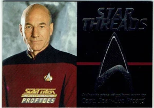 Star Trek The Next Generation Profiles Costume Card Jean-Luc Picard #0186/2500 - Picture 1 of 2