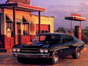 "70 Chevelle SS Kühlschrankmagnet 3 1/2x4 1/2" - Bild 1 von 1