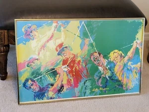 LeRoy Neiman " Legends Of Golf" Serigraph Signed And Framed 1984 - Picture 1 of 17