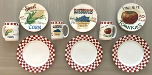 Home Trends FARM FRESH Set di stoviglie 9 pezzi frutta e verdura - piatti e tazze - Foto 1 di 14