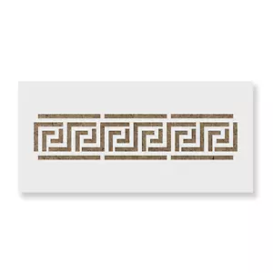 Stencil chiave greca - stencil in mylar durevoli e riutilizzabili - Foto 1 di 5