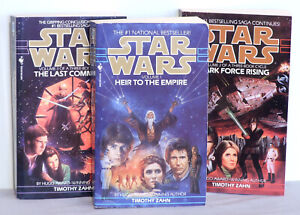 3 Star Wars softcover books - Timothy Zahn - Heir to the Empire +