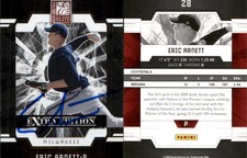 Eric Arnett Signed 2009 Donruss Elite EE #28 Card Milwaukee Brewers Auto AU