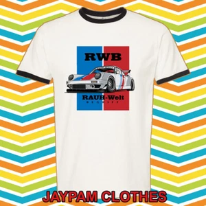 RWB Rauh Welt Begriff Racing Tuner Car Men's Ringer Black Size S - 3XL - Picture 1 of 1