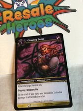 Clinging Curse - Illidan - 96/252 - World of Warcraft  WoW TCG - MP