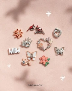 New Origami Owl Mother's Day Charms Lockets Necklaces Buy 4 Get Free Charm - Picture 1 of 165