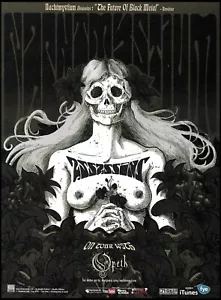 Nachtmystium Assassins 2008 Century Media Records album ad On Tour with Opeth - Picture 1 of 3