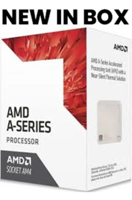 NEW AMD A8-9600 Quad Core Socket AM4 AD9600AGABBOX Radeon R7 Processor CPU NIB - Image 1 of 4