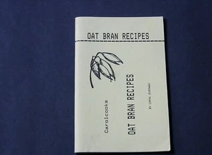 Vtg. Oat Bran Recipes - 1988 - Carol Kurzweg - Pittsburg, Pa. - Picture 1 of 9