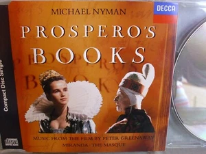 Michael Nyman- Prospero´s Books- 3-Tracks- Promo-MCD- DECCA 1991- lesen - Foto 1 di 1