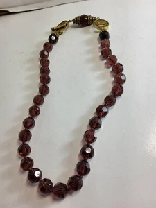 HEIDI DAUS Beautiful 18 Inch Amethyst Purple Crystal Necklace - Picture 1 of 12